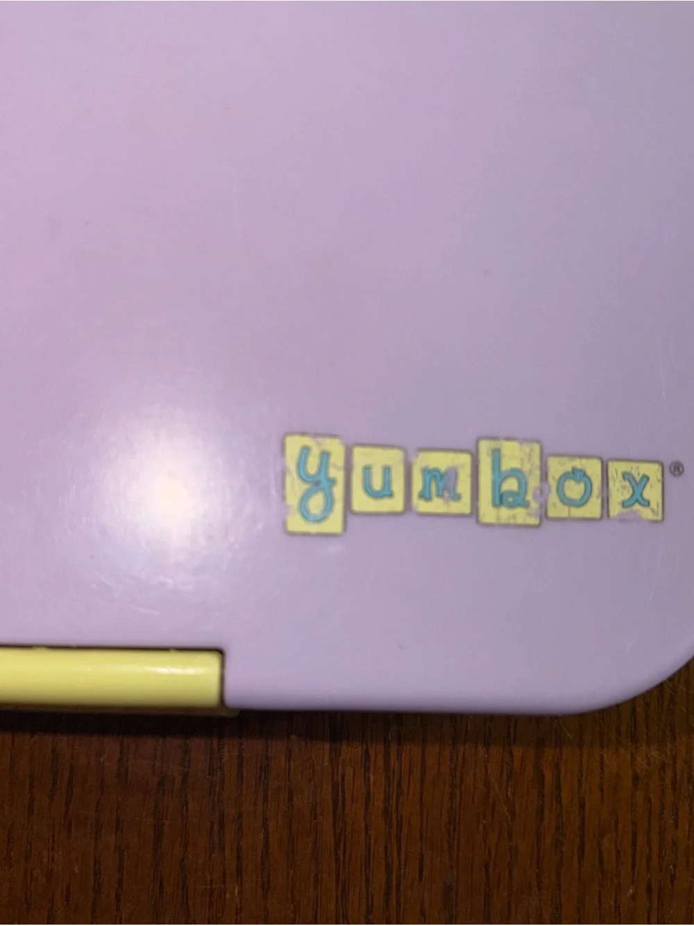Yumbox Cute lavender Purple Compartment Lunchbox with Animal Graphic Inserts